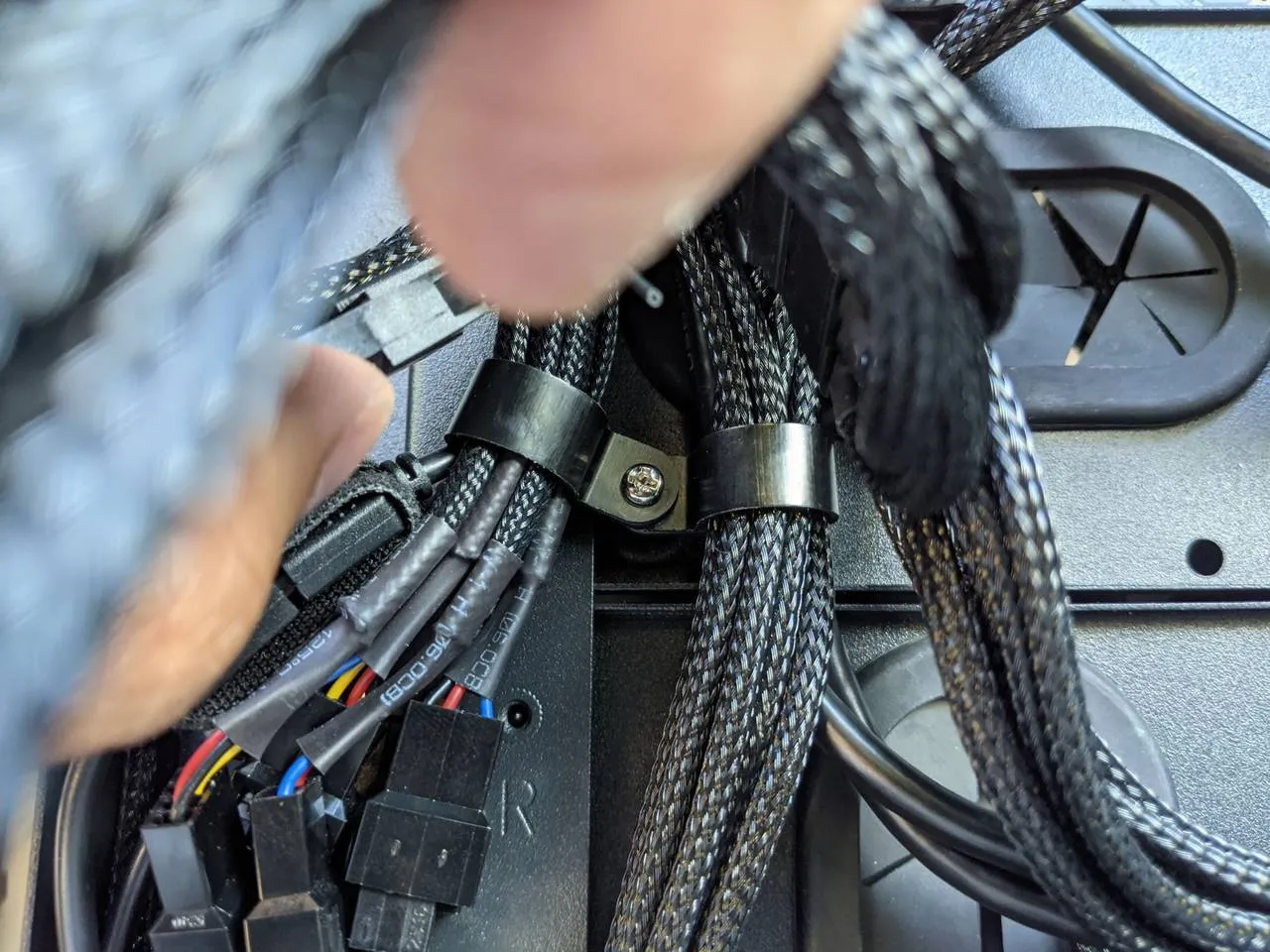 P-clips used with standoff and screw