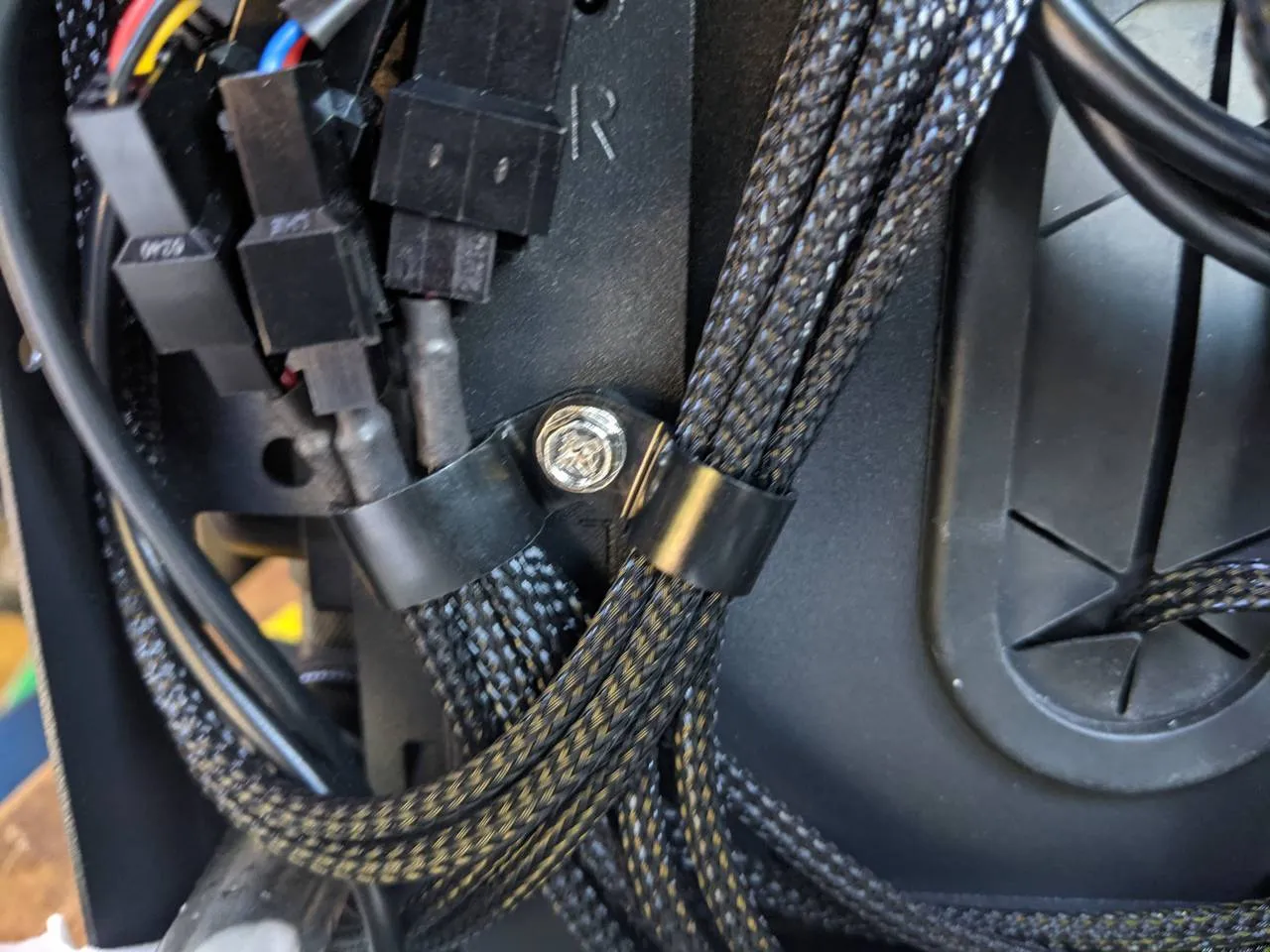 P-clips used with screw