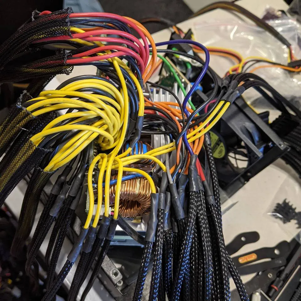 Examining the PCIe power cables