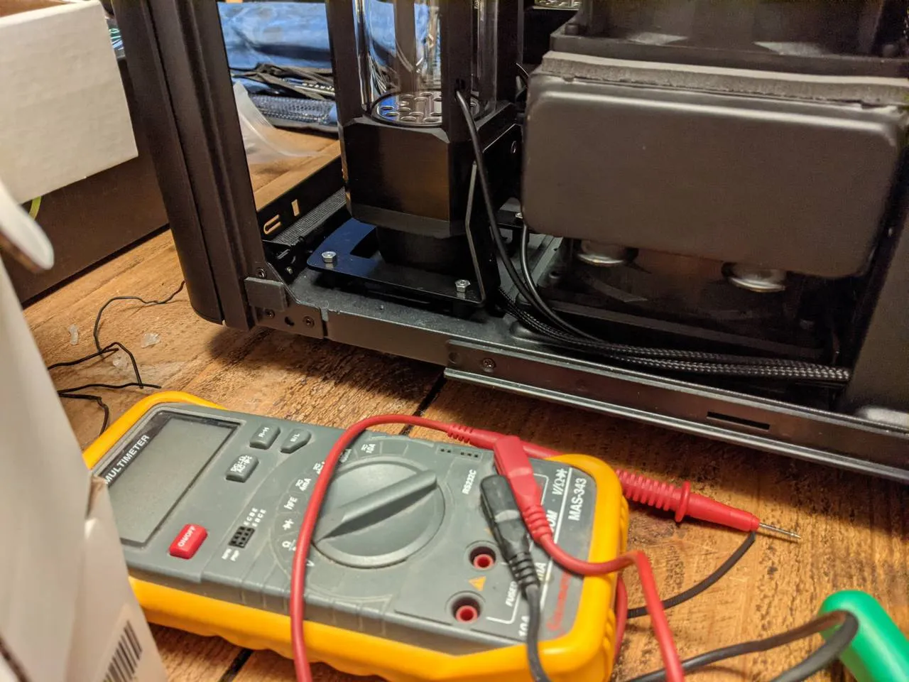Pump-reservoir combo, test fitting for CPU loop