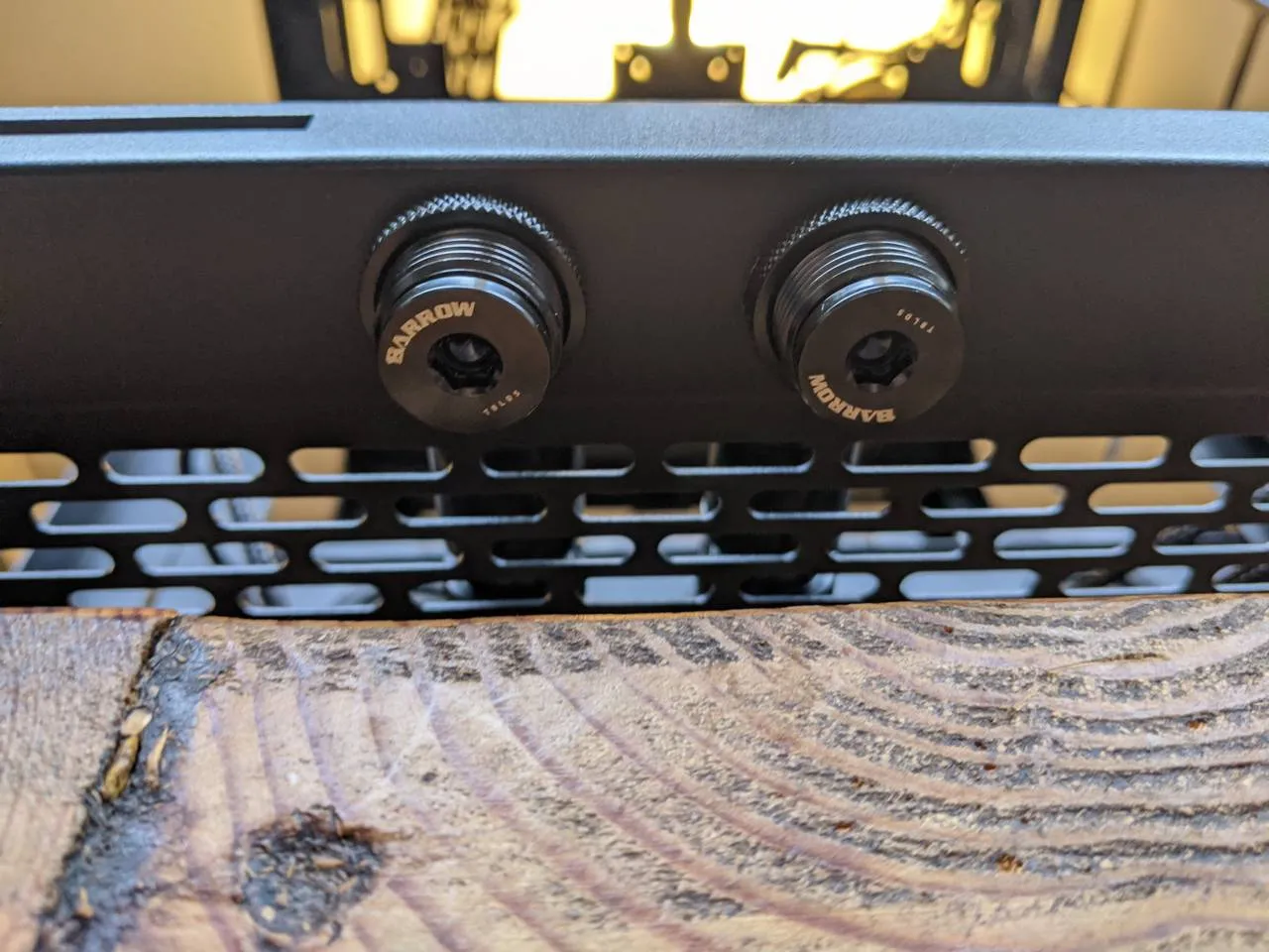 Barrow stoppers on pass-through drains