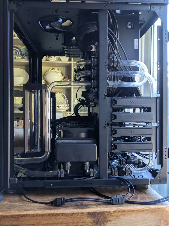 Rear tubing installed