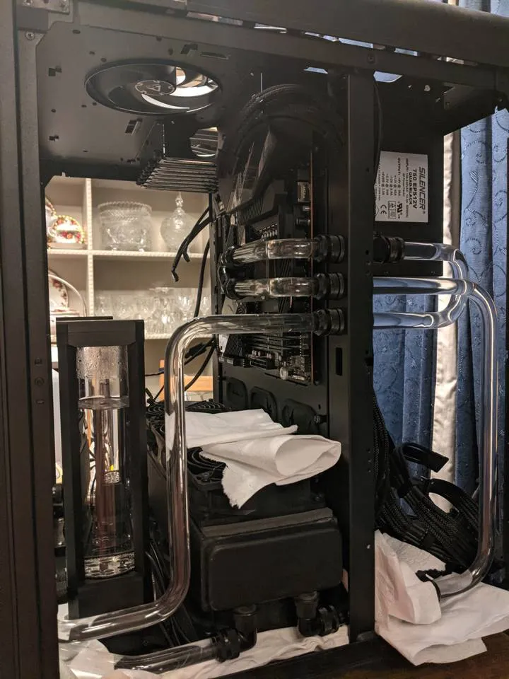 CPU loop running a leak test