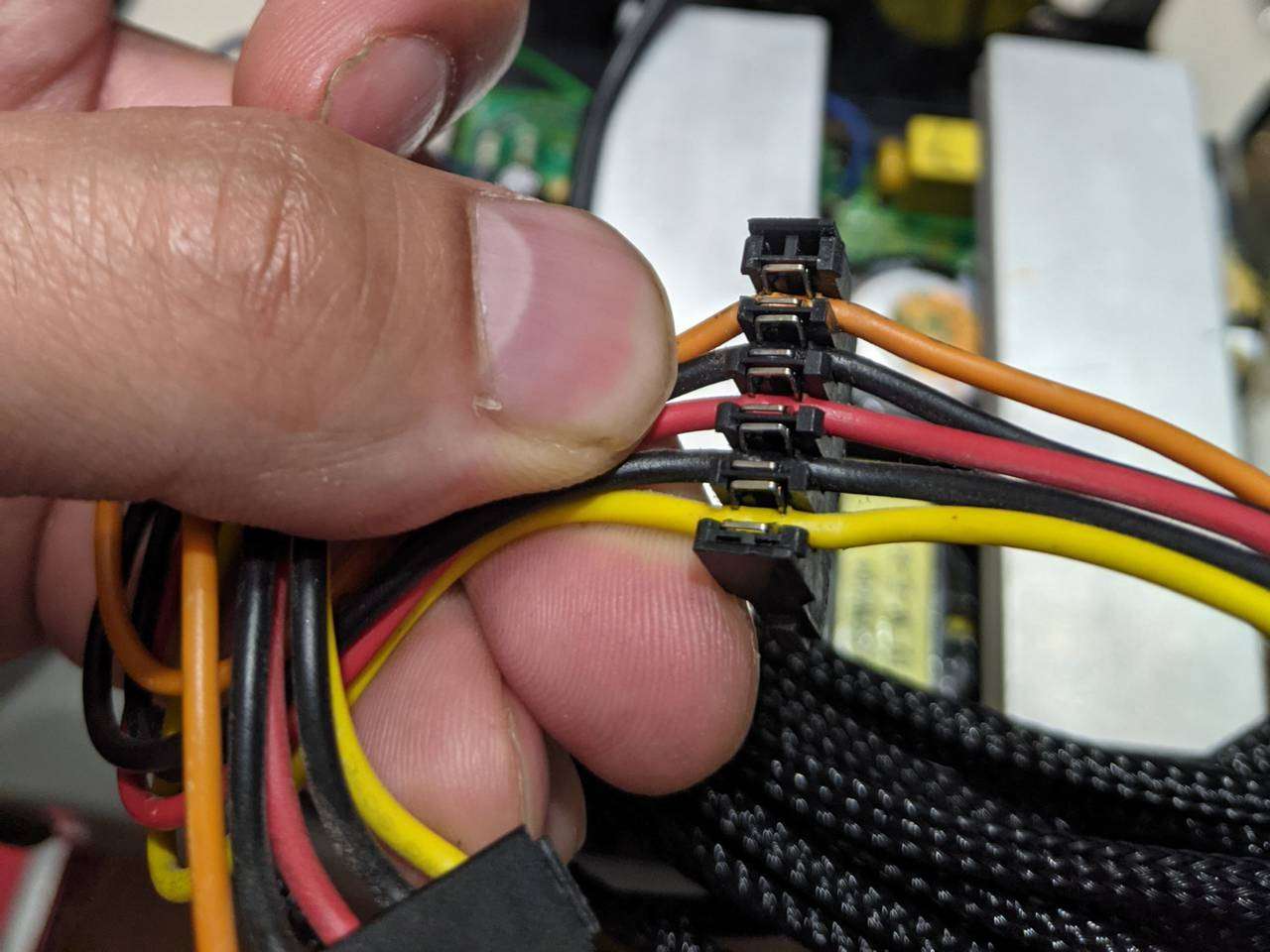 SATA power, intermediate connector