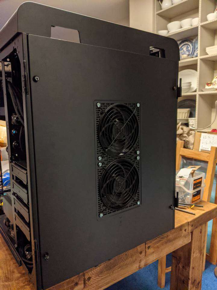 Rear panel, full view